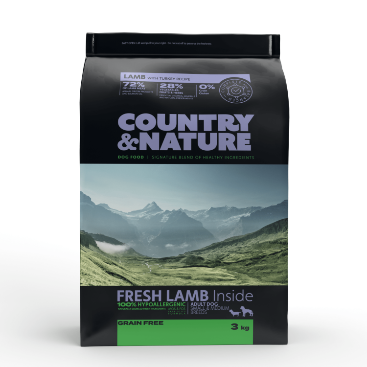 Country & Nature karma sucha dla psów średnich ras jagnięcina 1kg